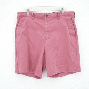 Daniel Hechter Paris Pink Chino Flat Front‎ Shorts 38 / 9 Inseam Mid Rise